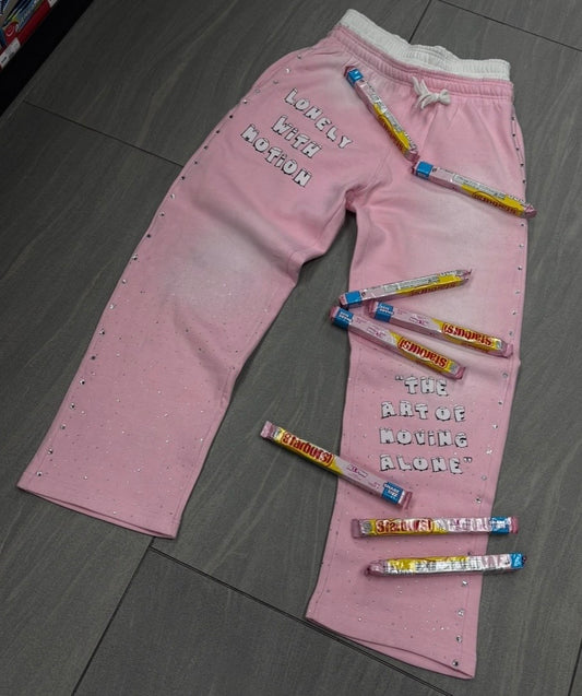 Lonely With Motion Pink Rhinestone Edition