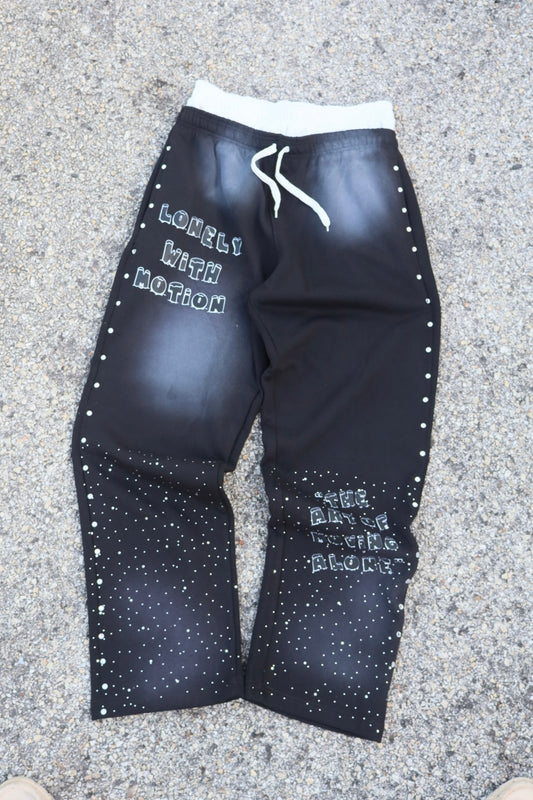 Lonely With Motion Black Rhinestone Edition